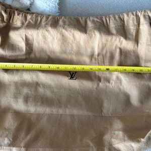 Louis Vuitton Tan Dust Bag